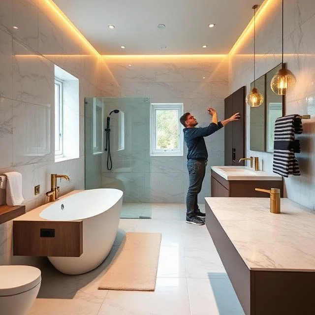 Bathroom Fixture and Furniture Installation