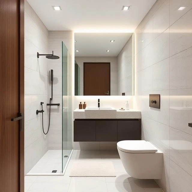 Bathroom Space Optimization and Functionality