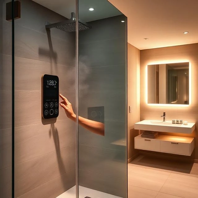 Digital Shower Controls for Precision and Ease