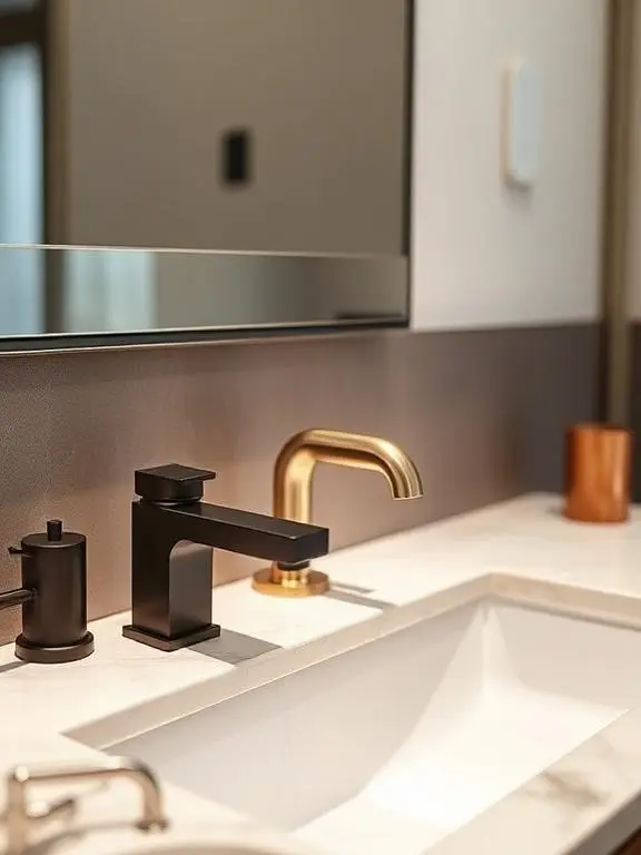 Premium Brassware Finishes Available