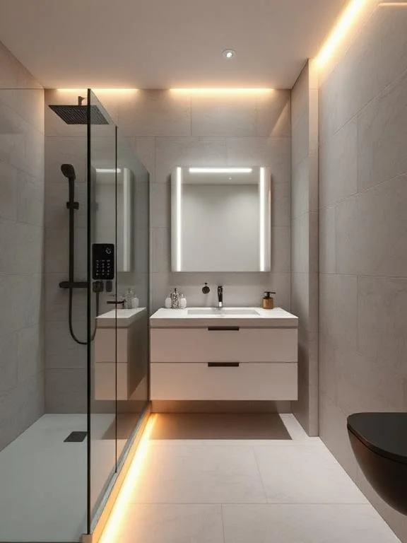 Smart and Modern Bathroom Integration