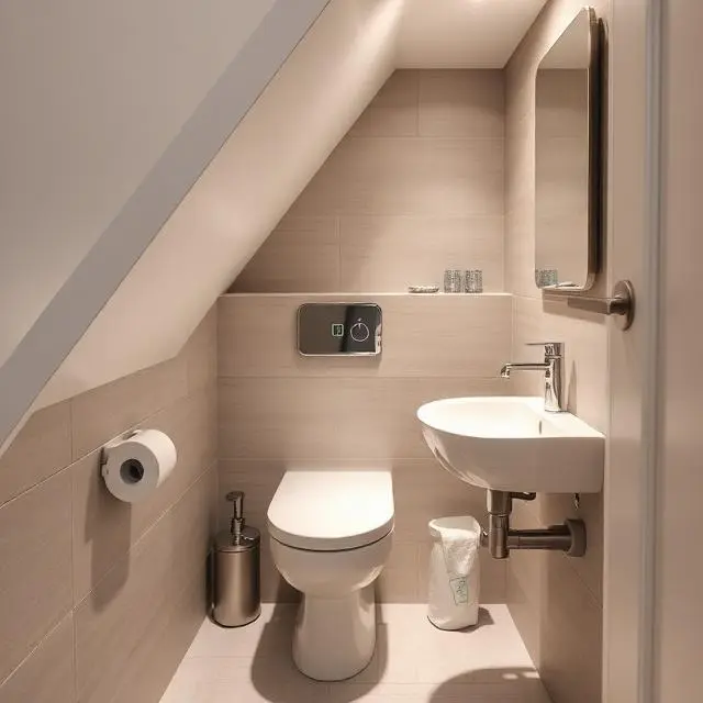 Under Stairs Toilet Installation Dublin