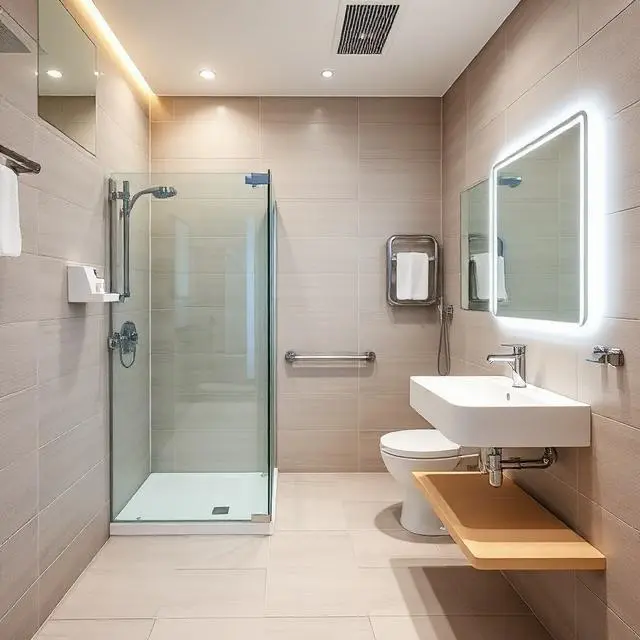 modern accessible bathroom