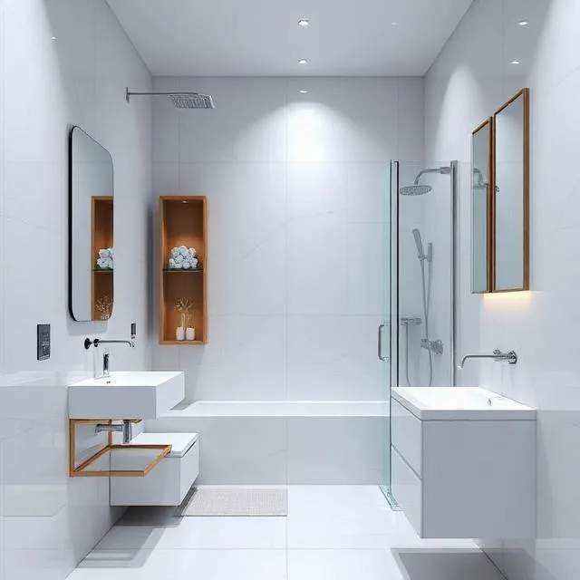 Layout Solutions for Small Bathrooms